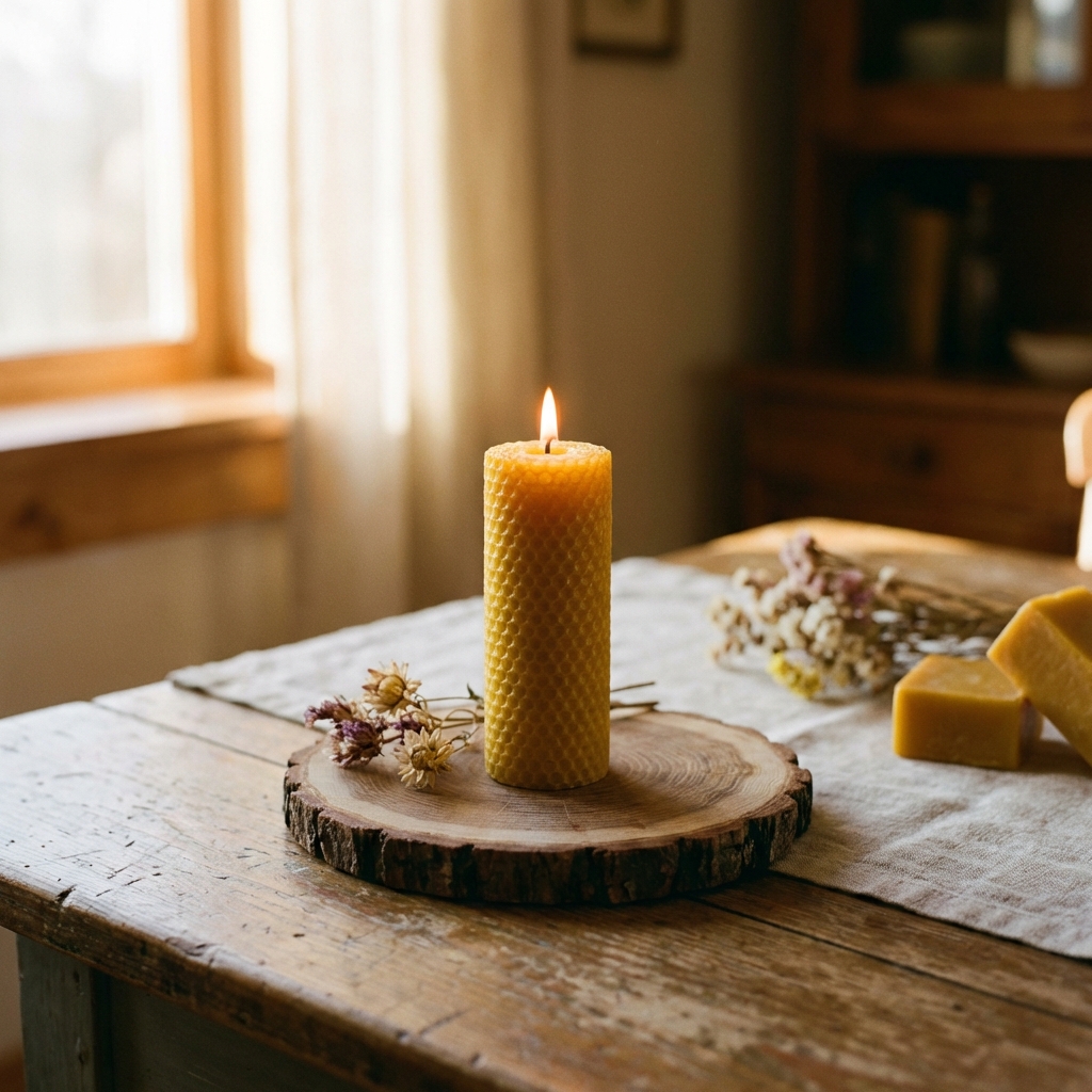 Vela de Miel Natural